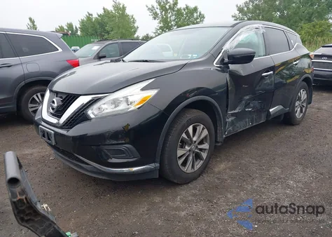 2017 Nissan Murano S/Sl/Sv/Platinum из США, поврежденный, VIN 5N1AZ2MH2HN190027